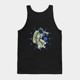 Cardano ADA Astronaut to the Moon Crypto Currency Blockchain Token Tank Top